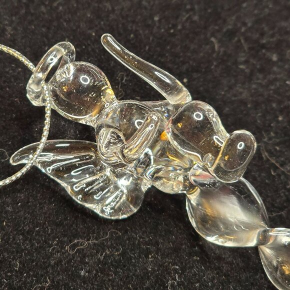 Lot Of 6 VTG Hand Blown Glass Angel Ornaments Musical Instruments - Picture 3 of 12